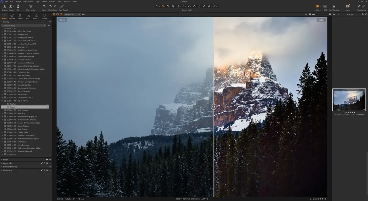 Capture One Pro Screenshot